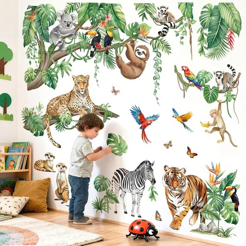 Wandsticker xxl safari tiere - wandsticker,