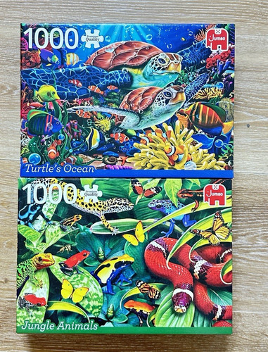 Jumbo puzzle set - set, dschungel