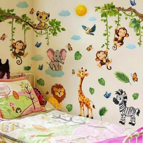Selbstklebend dschungel tiere - selbstklebend,,