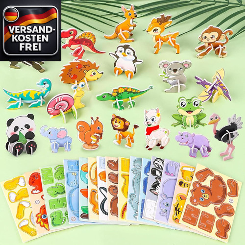 Puzzle kinder dschungel - 3d,