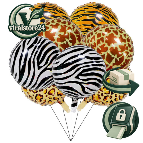 Luftballons dschungel tiere - dschungel,