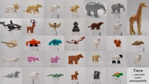 Lego tiere löwe hund katze - tiere,