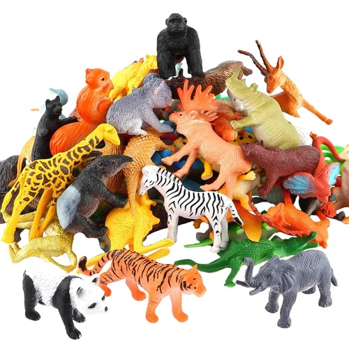 Dschungel tiere spielzeugset - dschungel-tiere,