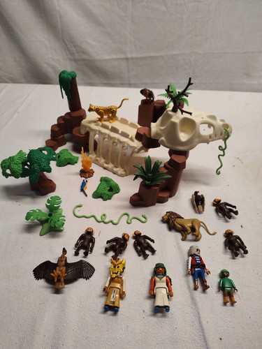 Playmobil dschungel konvolut - playmobil,
