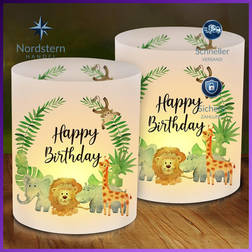 Windlicht tischdeko geburtstag - windlicht,