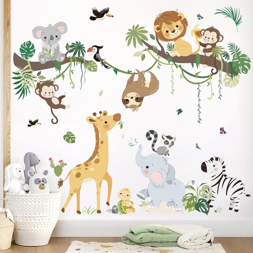Wandtattoo dschungel tiere - dschungel,