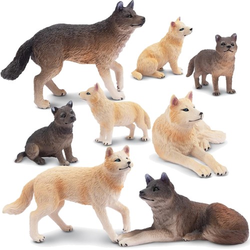 Wolf figuren set - set, wildtiere