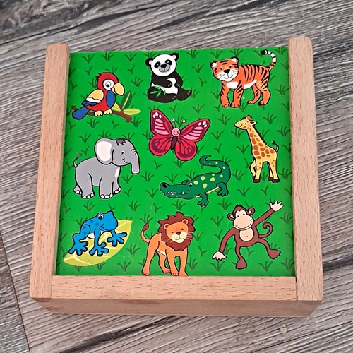 Holz memory dschungeltiere - holz,