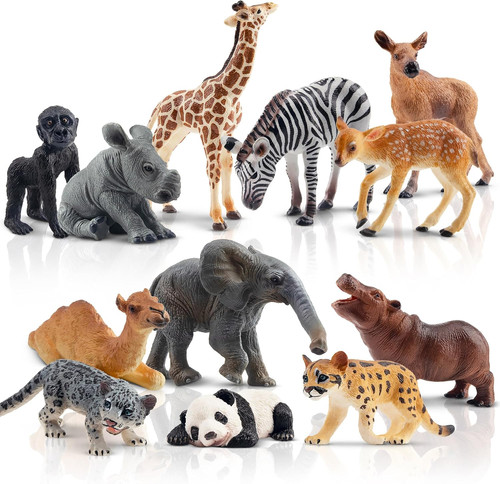 Stück wald tiere figuren - 12,
