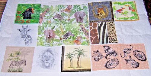 Servietten mix dschungel - 10,