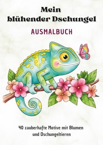 Ausmalbuch dschungel tiere - dschungel,